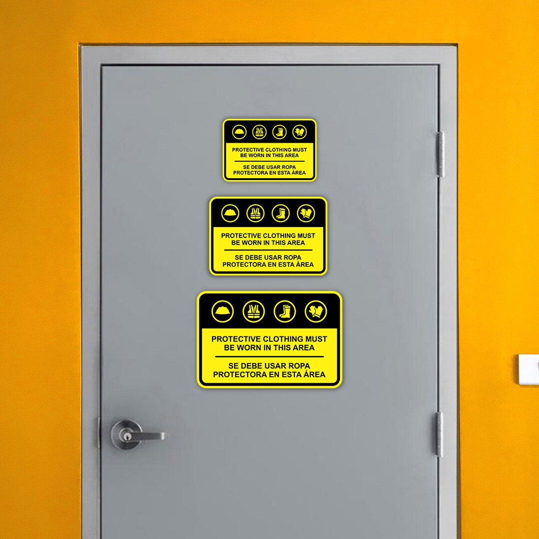 Classic Framed Plus Protective Clothing Must Be Worn In This Area