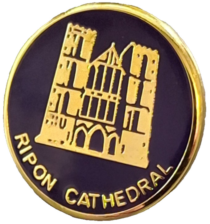 Ripon City Cathedral Small Pin Badge North Yorkshire