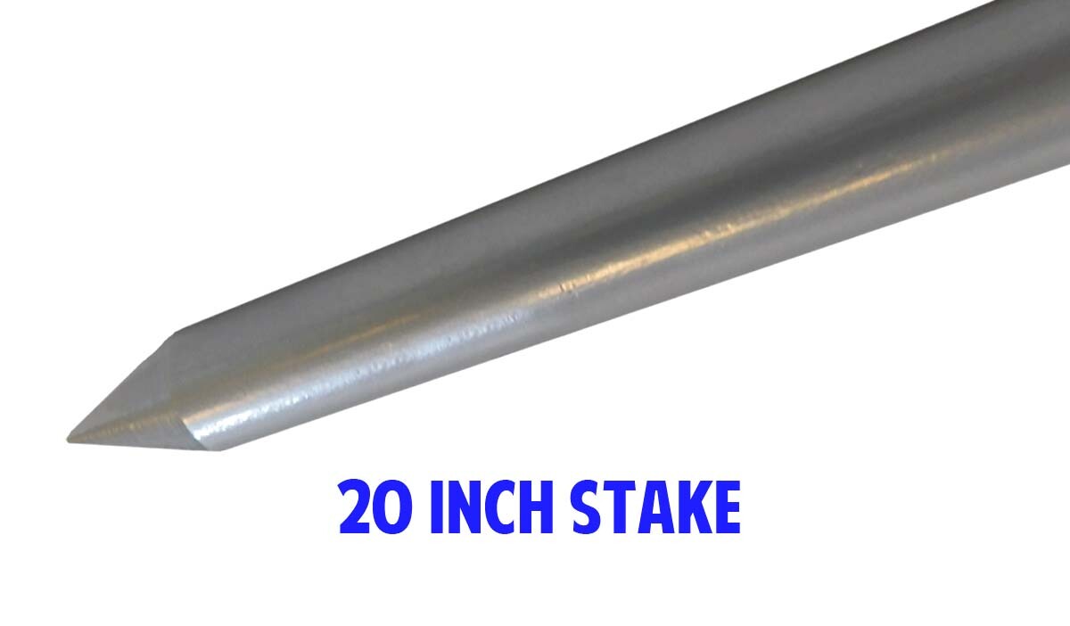 Flag Pole Ground spike – Flag Pole Ground Stake – Metal Stake for Flag Pole
