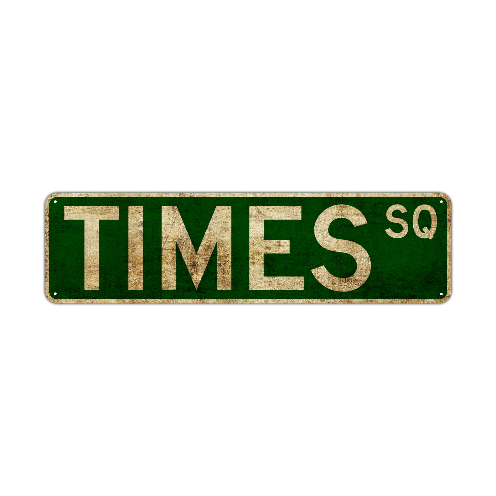 Times Square New York Vintage Street Sign Bar Pub Hotel Décor Aluminum Tin Sign