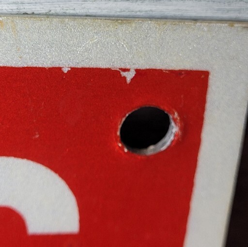 No Smoking Sign Heavy Gauge Aluminum. **Refund On Any Shipping Overages**