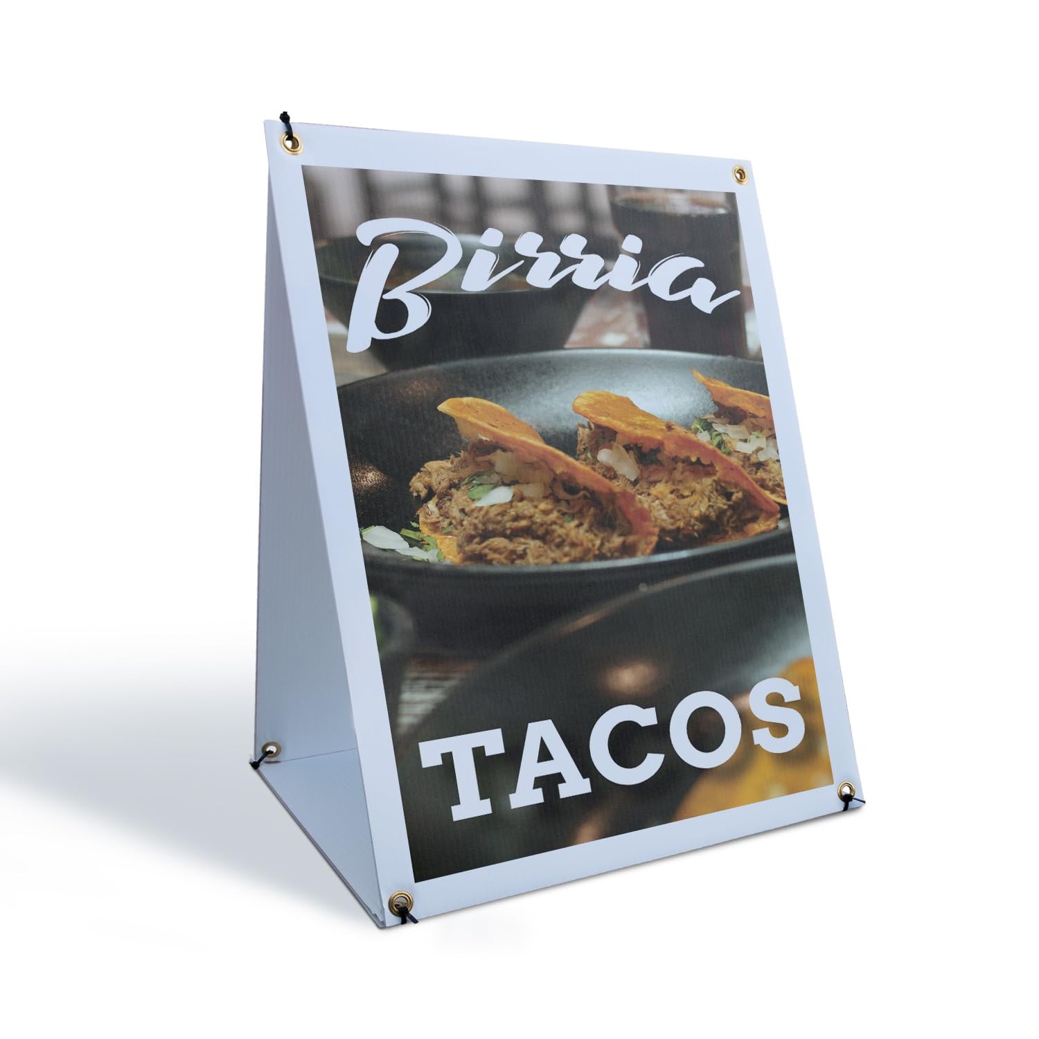 Signmission Birria Tacos Sidewalk Sign 24 Inch X 36 Inch A-Frame Images On Both