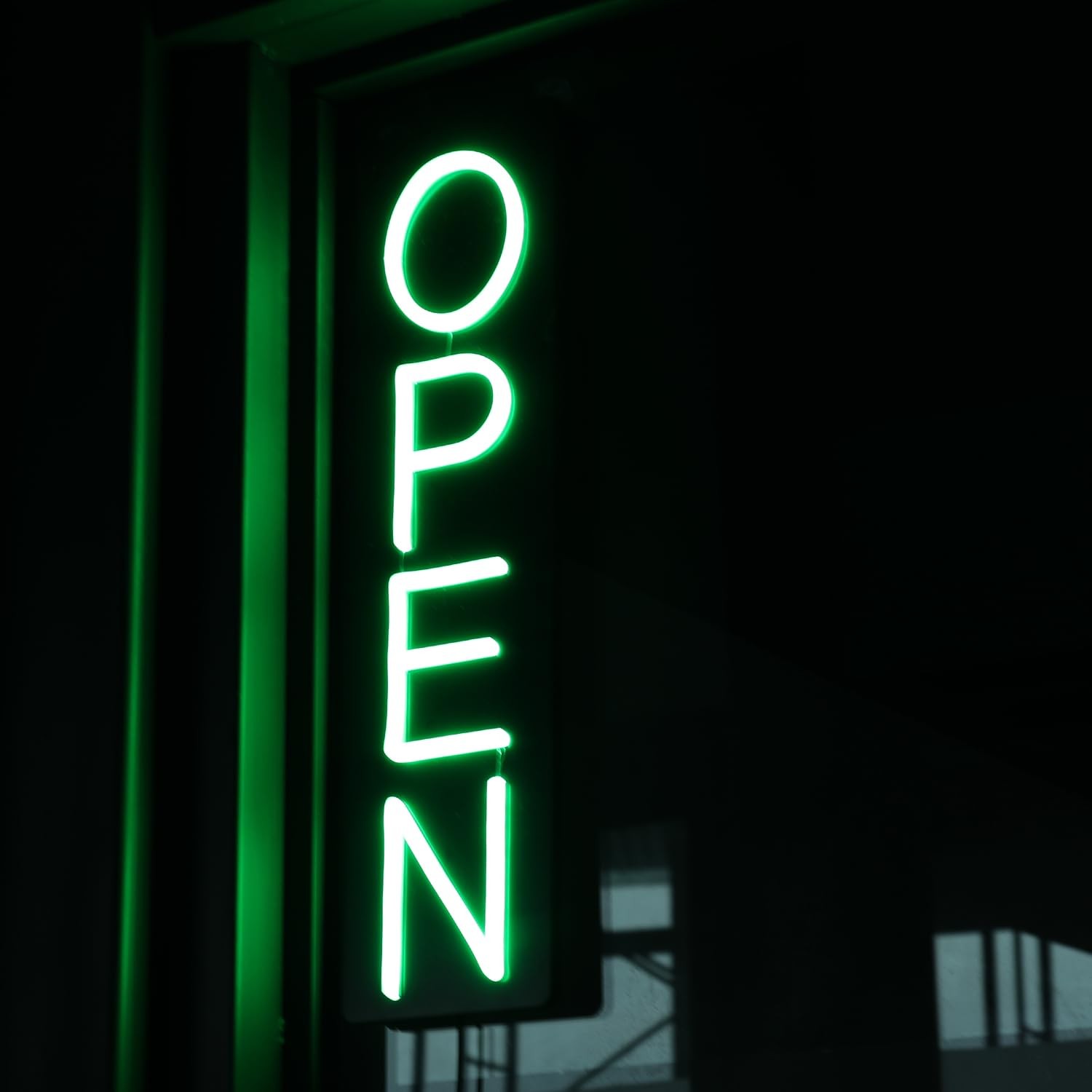 Open Signs for Business 12V/2A Ultra Bright LED Neon Open Sign 16 Inch Lighte…