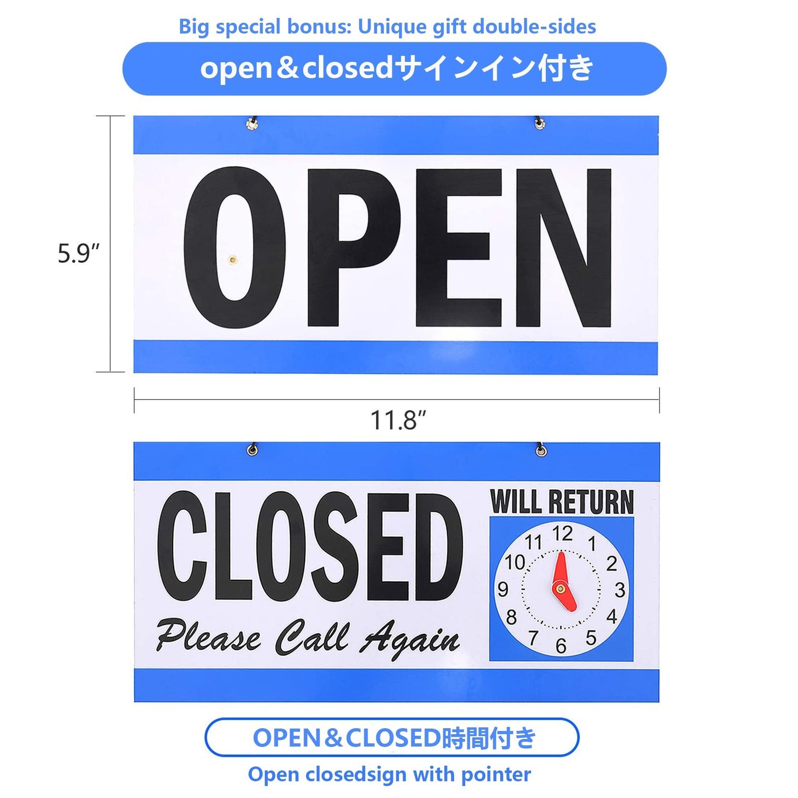 LED Open Sign,16×6 inch Open Sign for Business,With multiple flashing modes, …