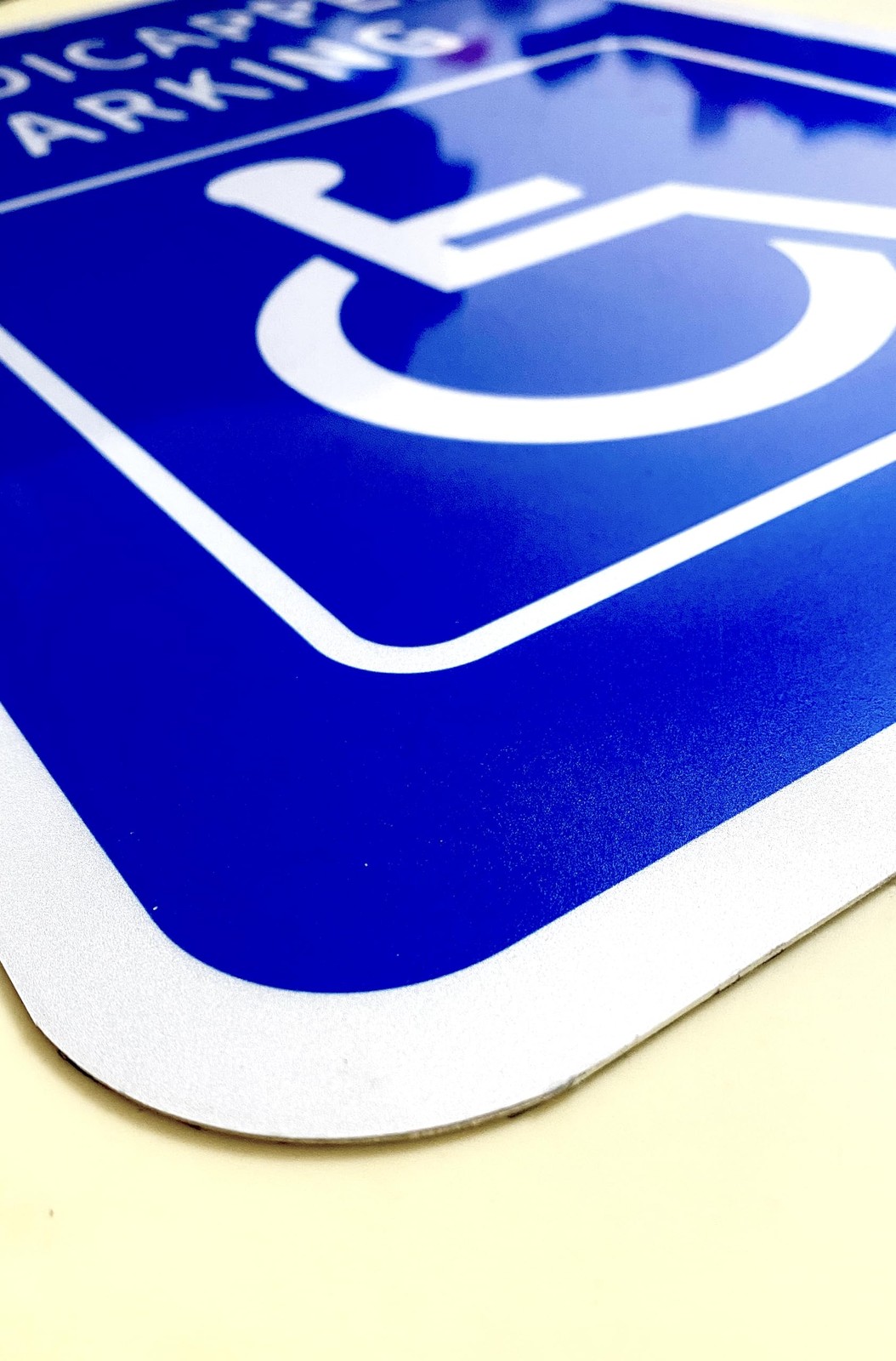 Large 12×18 Inch Handicap Parking Sign .040 Aluminum Ada UV Weatherproof