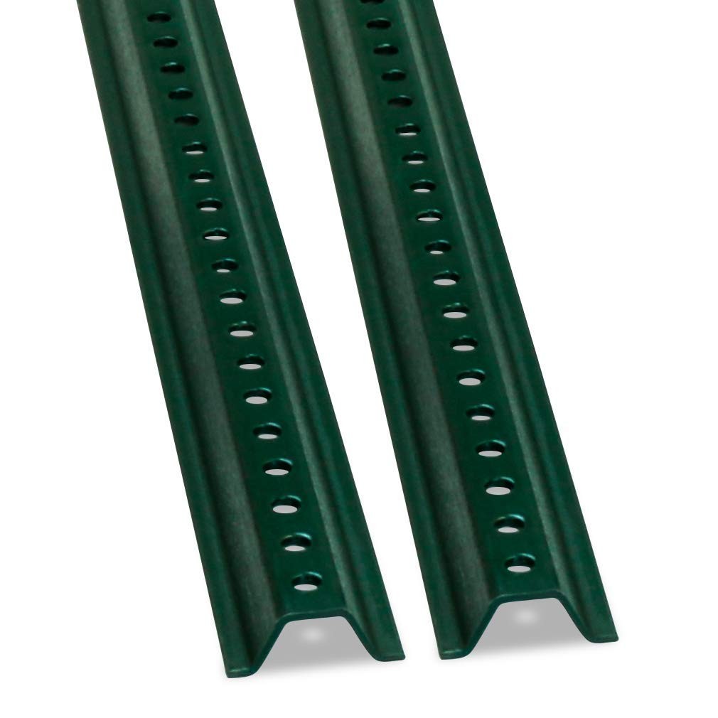 2 PCS K1538M2 8′ UChannel Sign Post Medium Weight Baked Enamel Steel