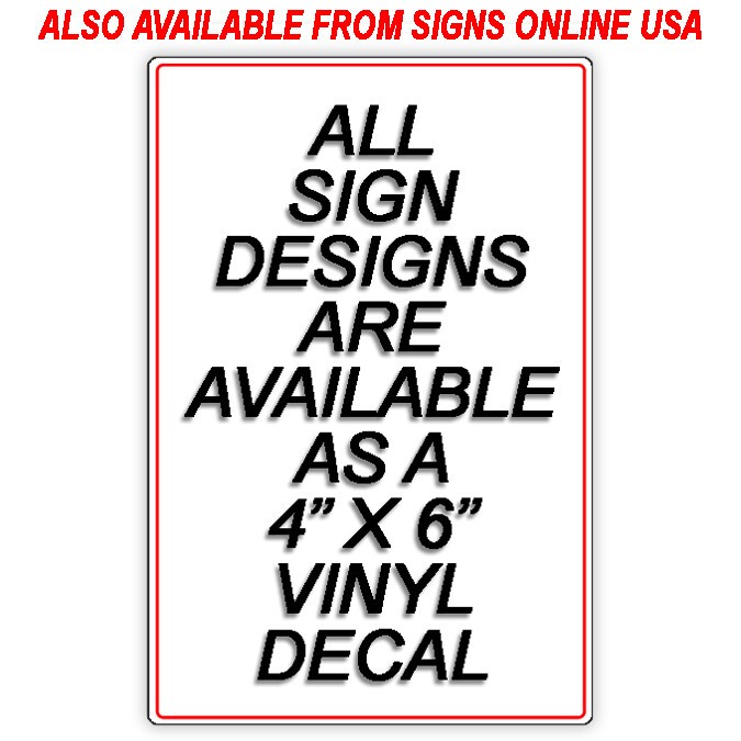 Delivery Instructions Please Deliver Here Sign METAL Leave Packages decal SI087