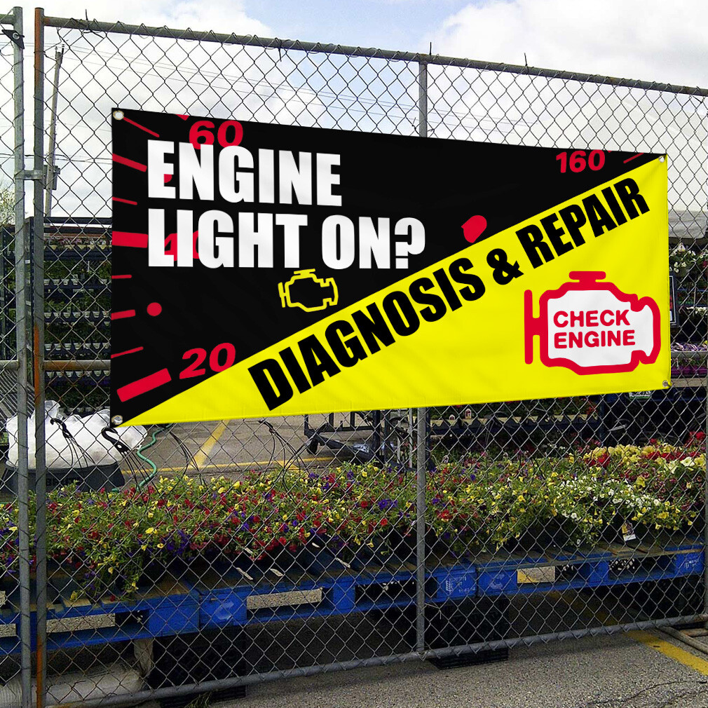 Vinyl Banner Multiple Sizes Automotive Weatherproof Industrial Yard Signs