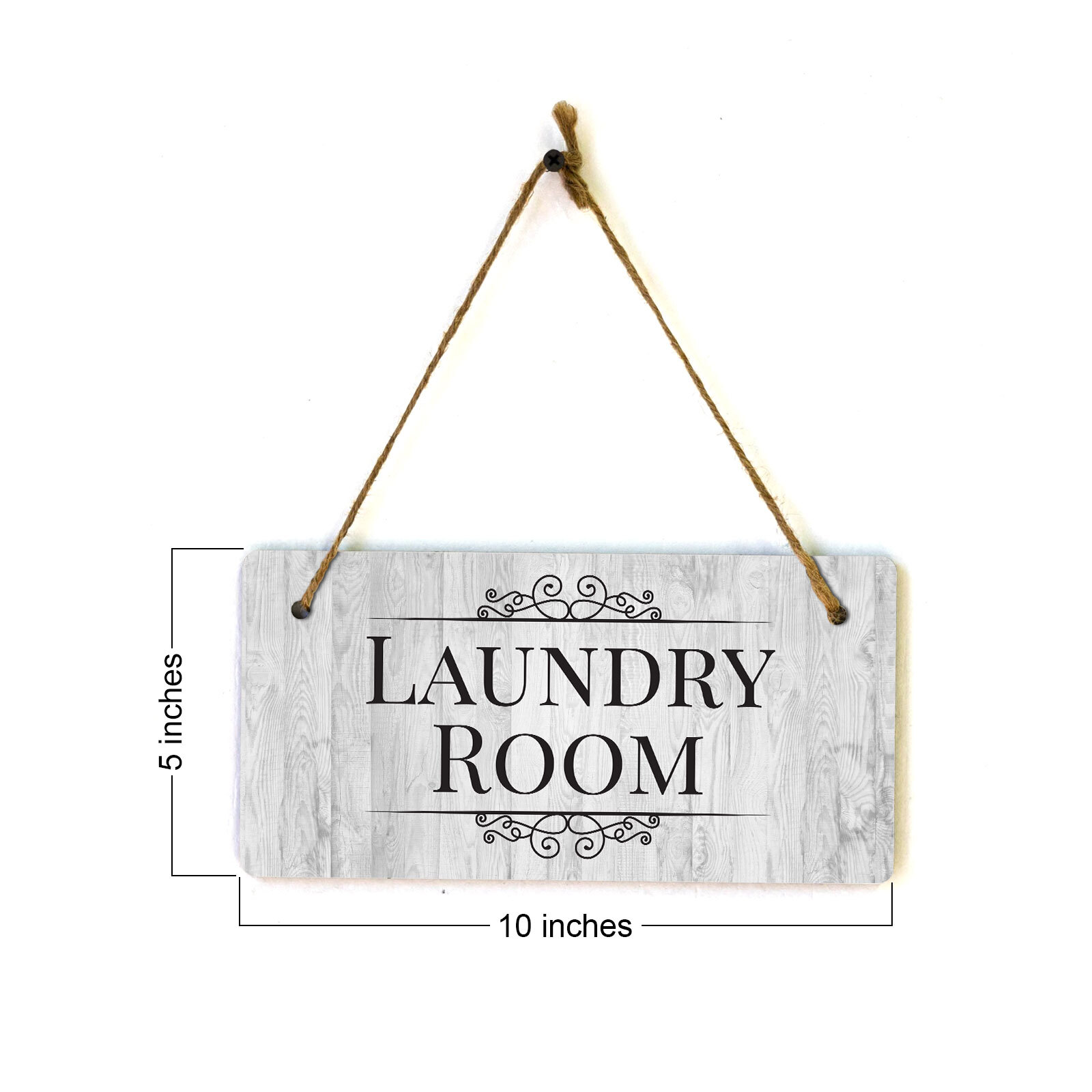 Laundry Room 5×10 Hanging Wall or Door Sign