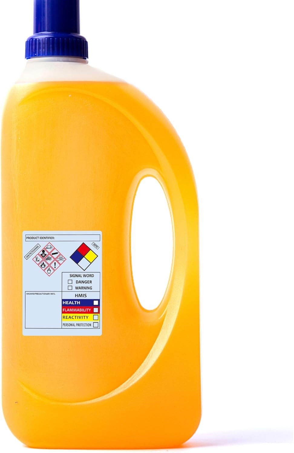 Chemical Safety Labels for SDS NFPA HMIS OSHA | 4×3 inches Compliant 100pcs