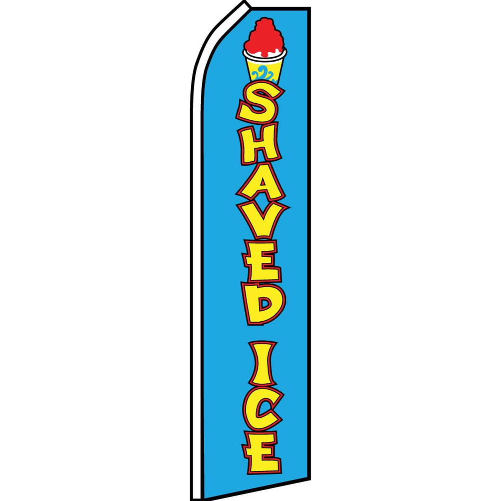 Shaved Ice 2 1/2 ft X 11 1/2 ft Swooper Flag
