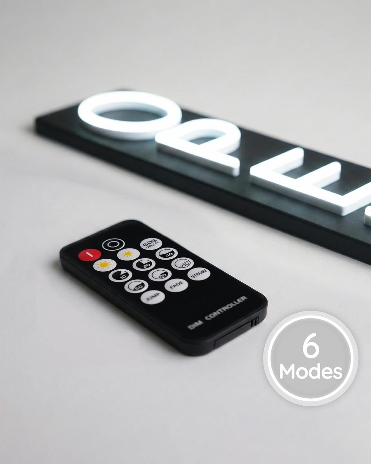 28″ Vertical LED Neon Open Sign with Remote – Perfect for Shops & Restaurants