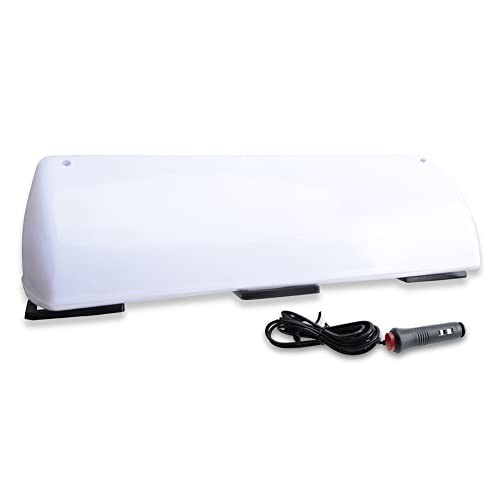 5W 12V LED Taxi Cab Roof Sign Light – Bright White DIY Advertising Lamp Topper
