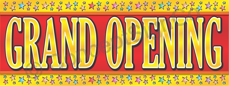 3’x8′ GRAND OPENING BANNER LARGE Outdoor Indoor Sign Sale Now Opens Coming Soon