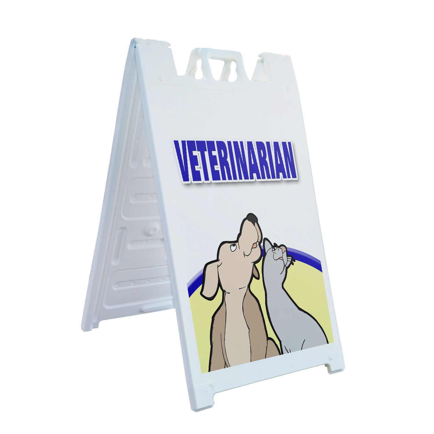 A-frame Sidewalk Veterinarian 24″ x 36″ Double Sided A-Frame Sidewalk Sign