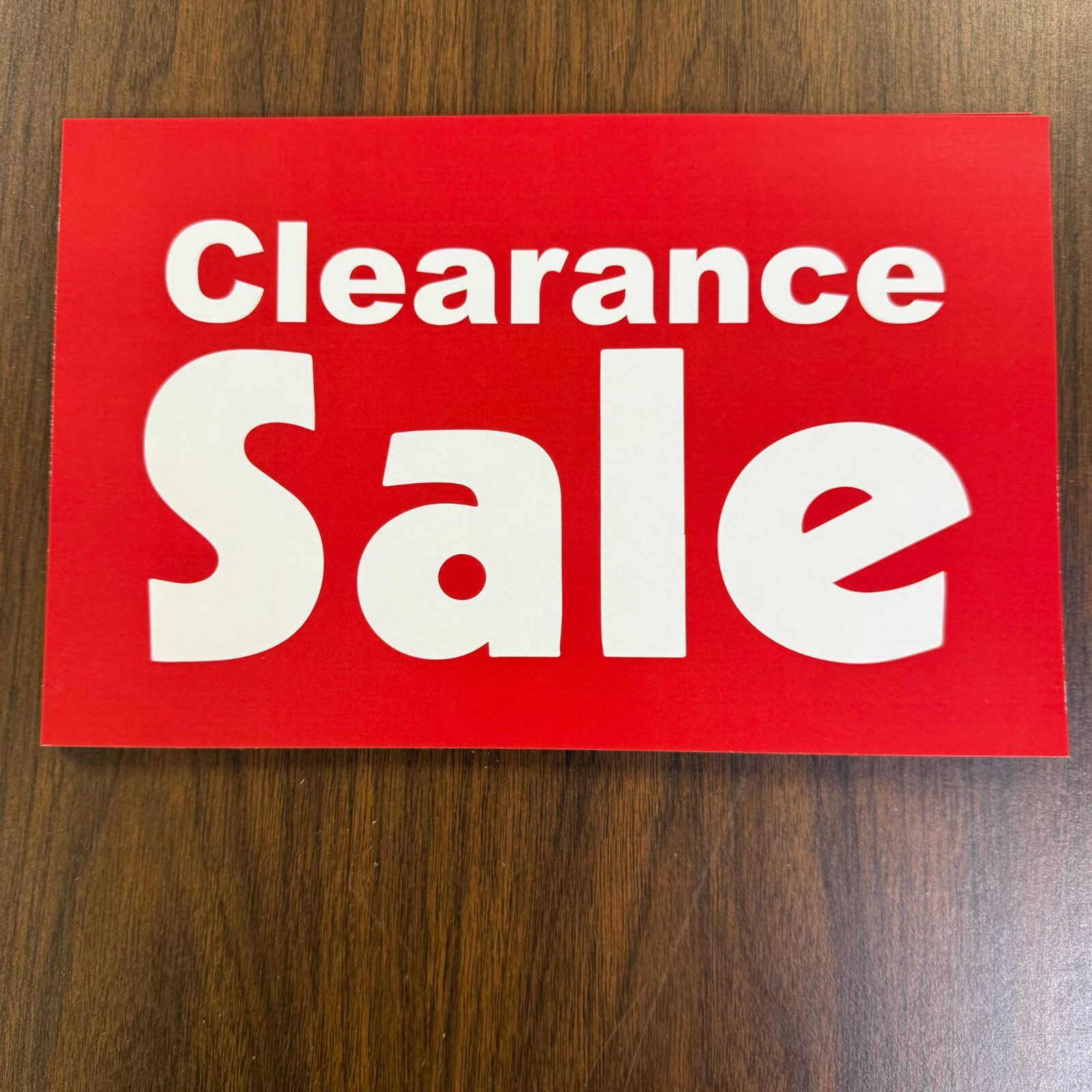 Clearance Sale Price Signs for Retail Displays -11″w x 7″H-10 pieces