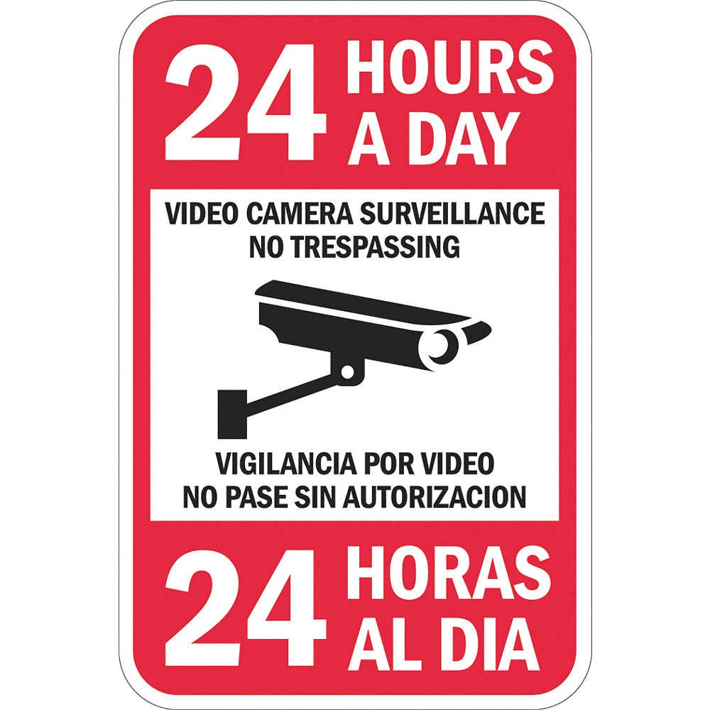 LYLE T1-1080-DG_12x18 Facility Sign,18 in x 12 in,Aluminum 448V88