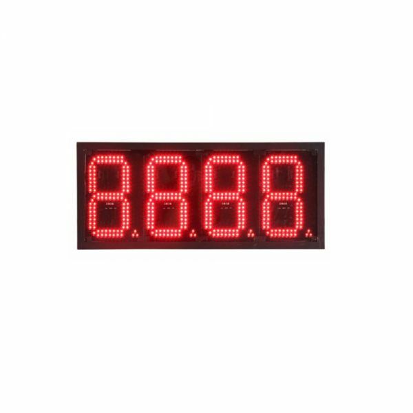 6″ LED Motel Price Sign Gas Station Electronic Fuel Price Sign Red Color