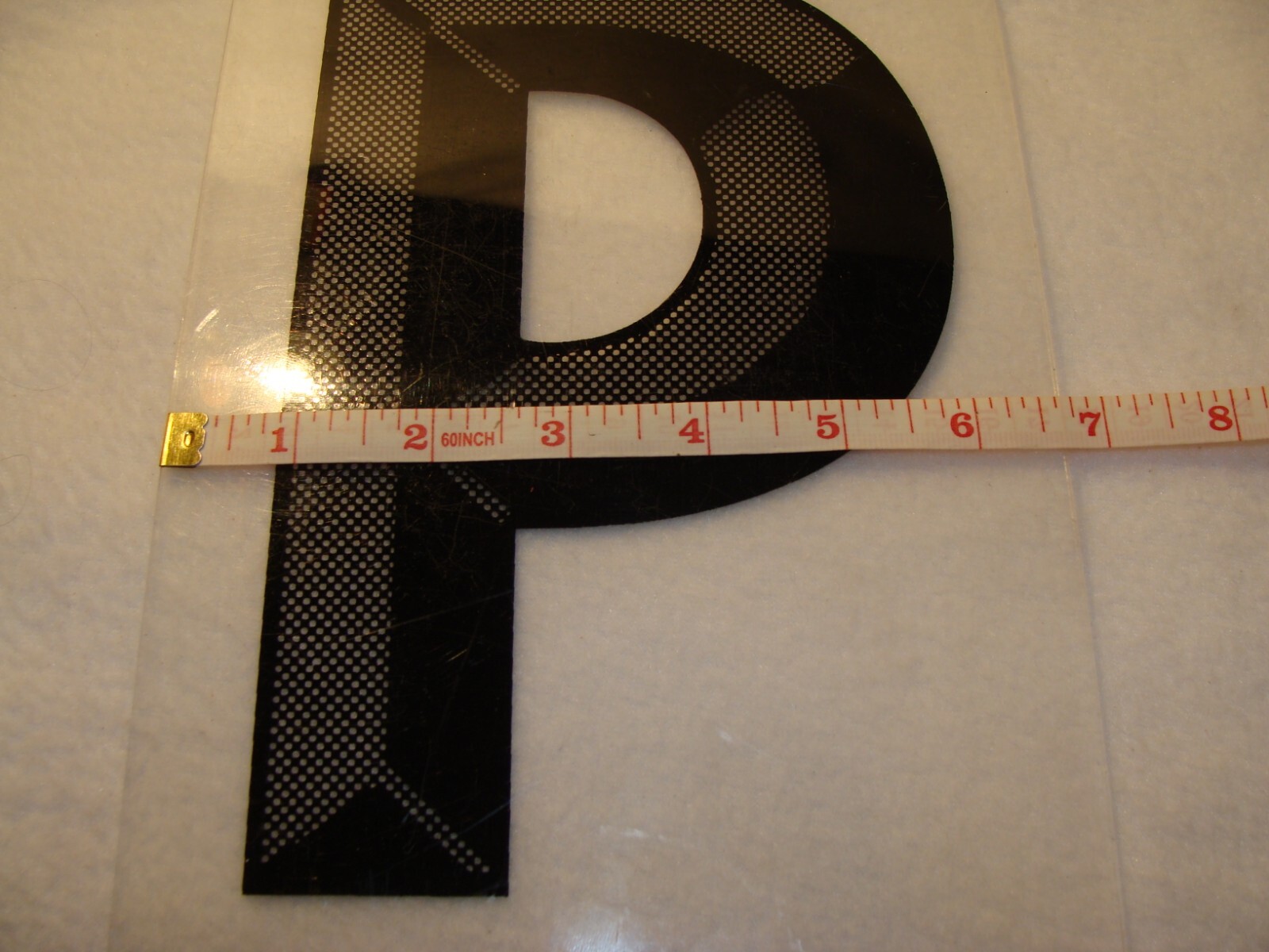 E-Z Change 8″ Marquee Sign Letter 3-D Style Letter “P” Used