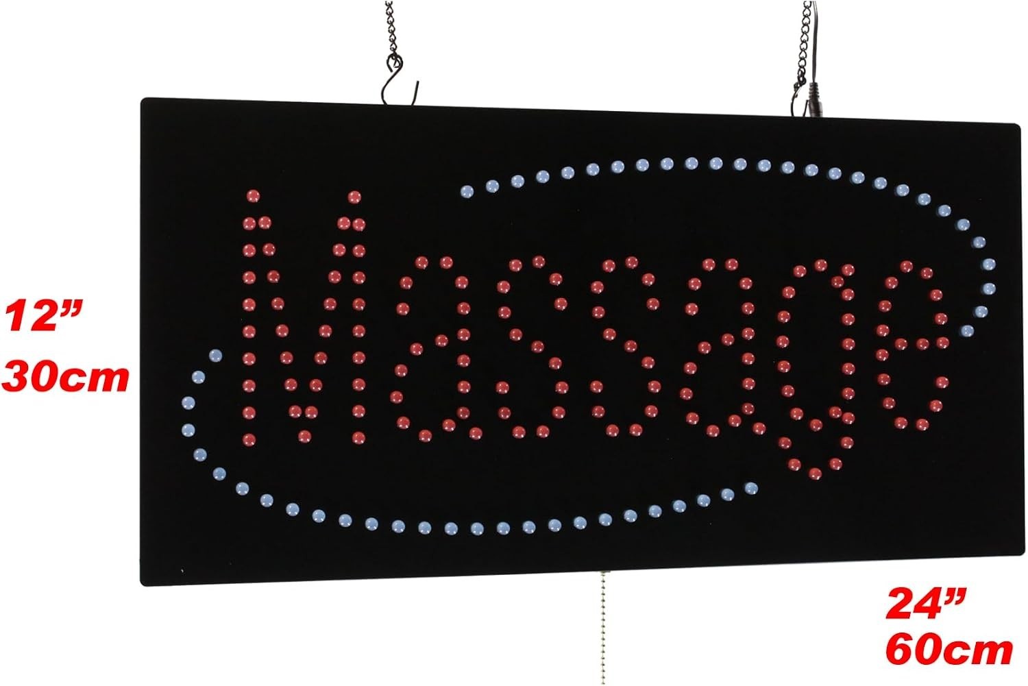 Massage Sign, 24″x12″, 60x30cm, TOPKING, LED