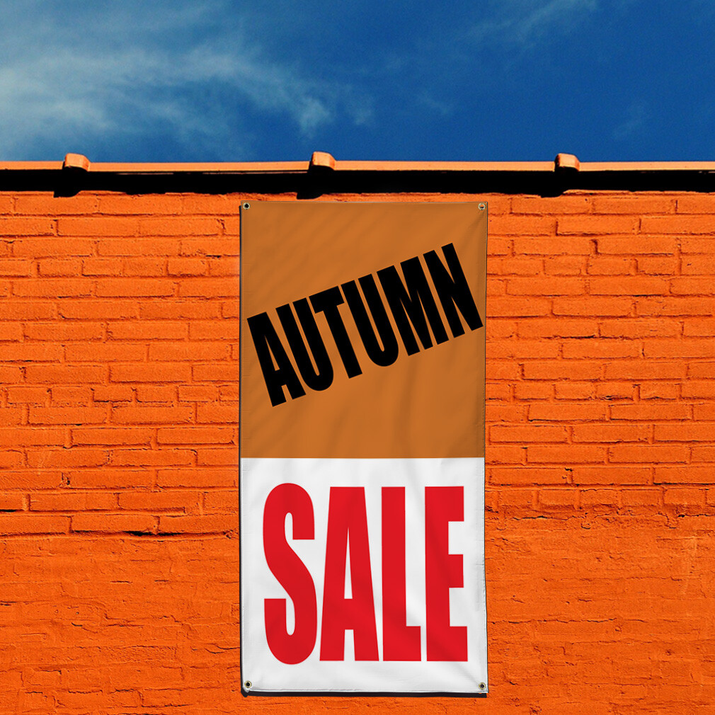 Vertical Vinyl Banner Multiple Sizes Autumn Deal Business Business Outdoor