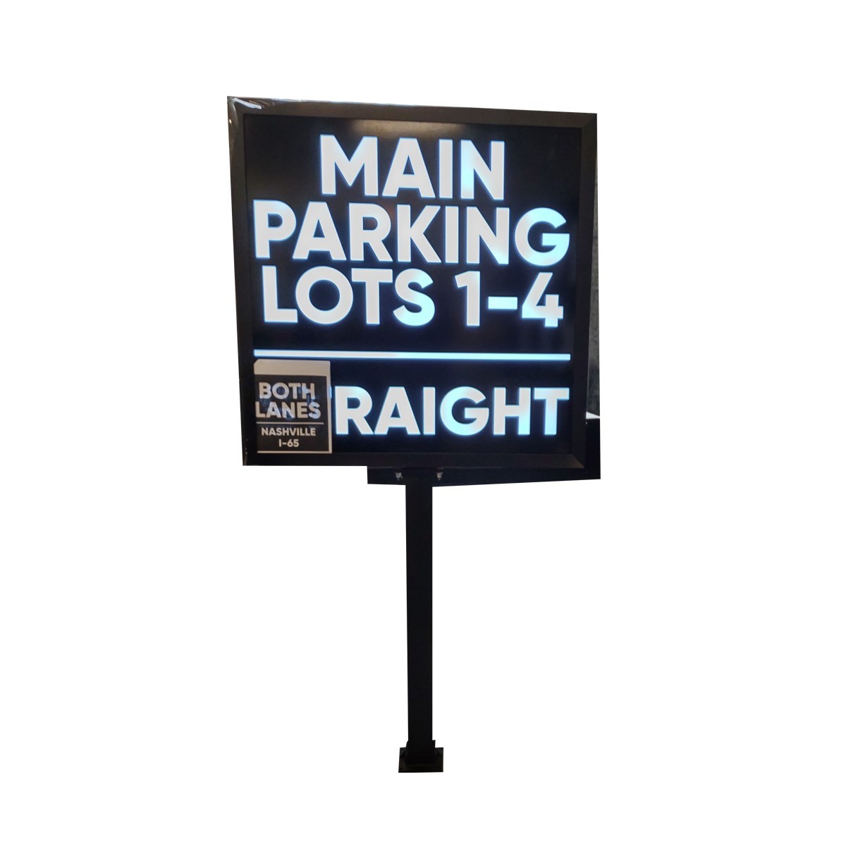 Direction sign, Enter & Exit, double-Sided 5-Day Manufacturing Lead Time (N)