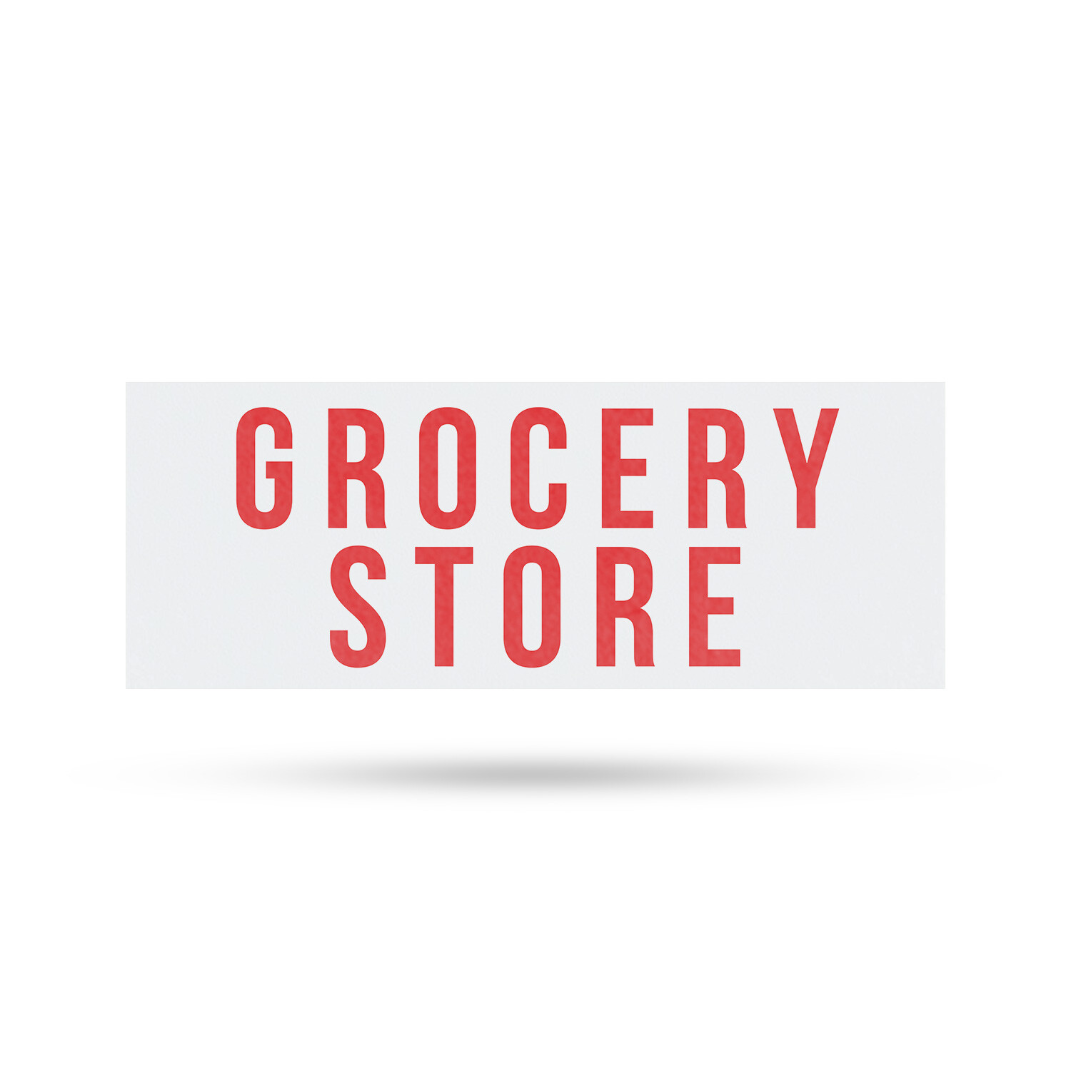 Grocery Store Vinyl Decal Fresh Produce Household Essentials Clear Signage