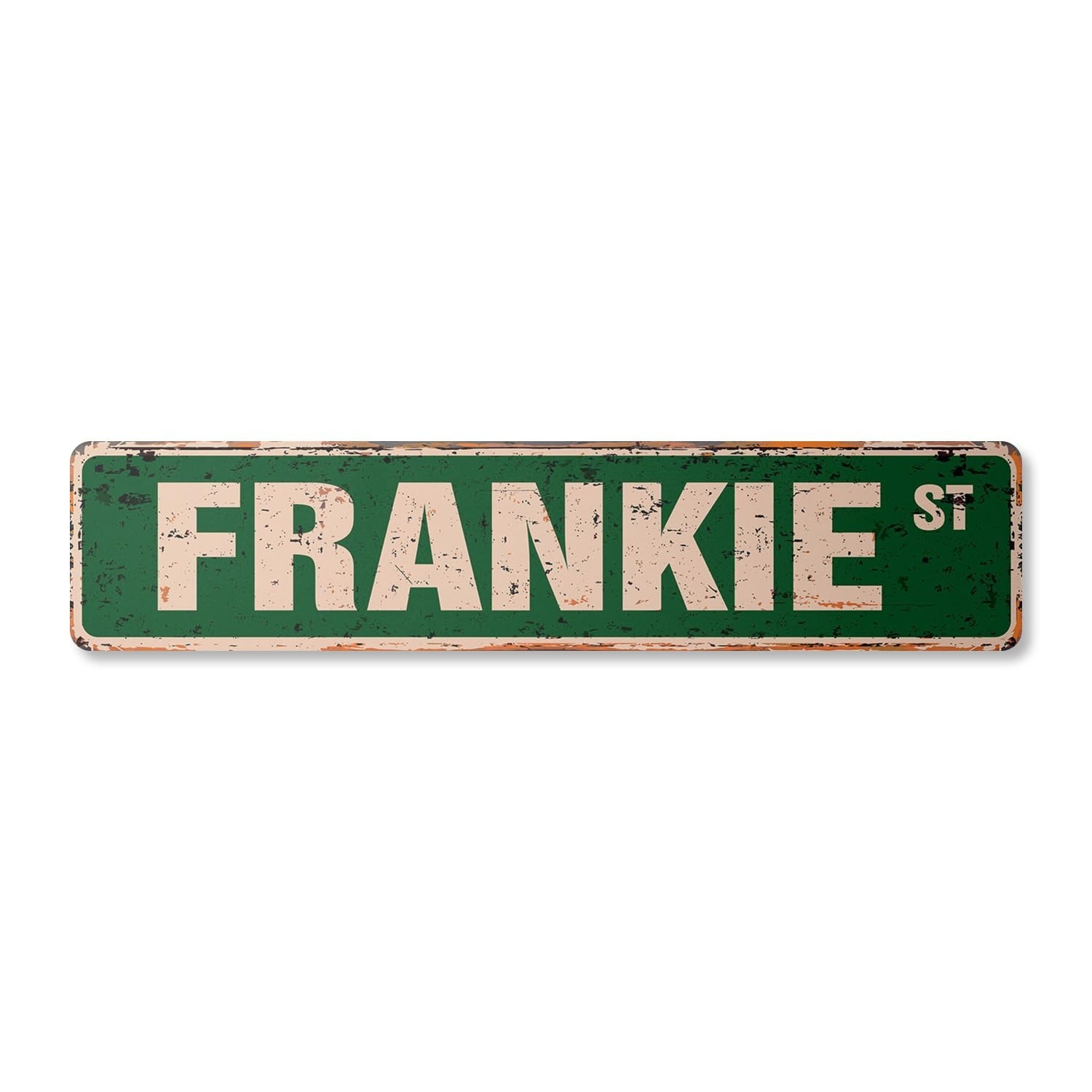 Vintage Aluminum Street Sign for Kids’ Room | Custom Name Decor | 30″ Wide Metal