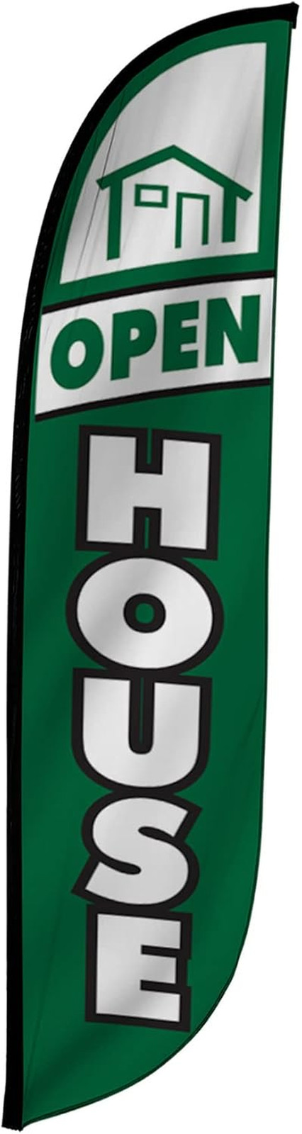 Feather Flag Banner – 12 Feet Tall Advertising Flags for outside Business and Ev
