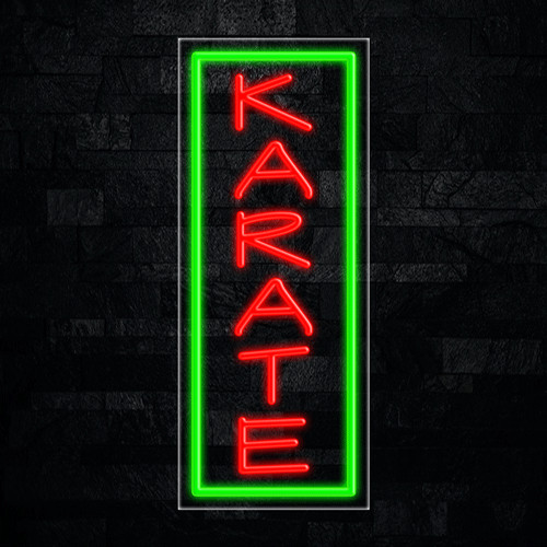 Karate LED Neon Sign 12″L x 30″H #31583