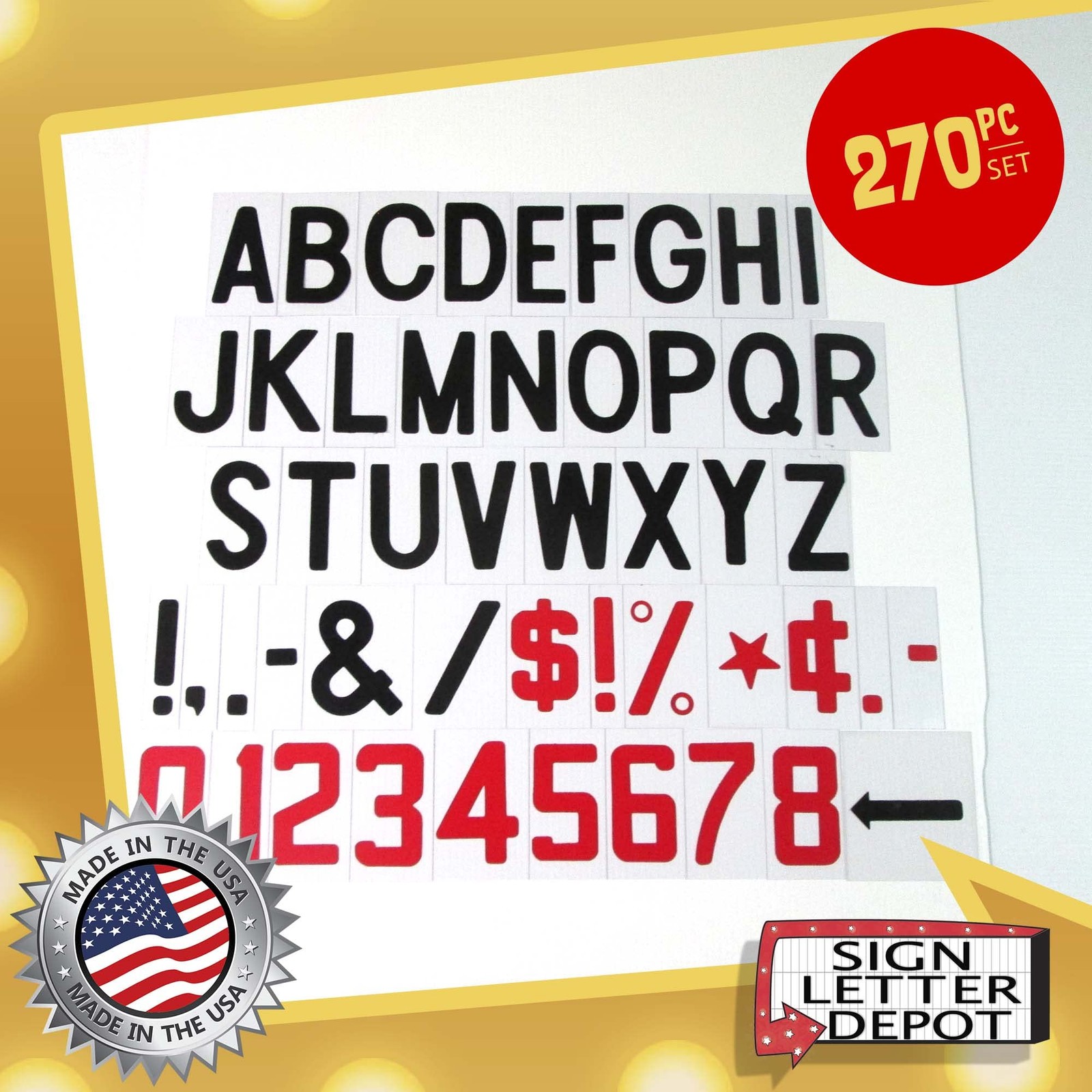 Sign Letter Depot 4 Flex Changeable Sign On 5 Clear Red A-Frame In Usa
