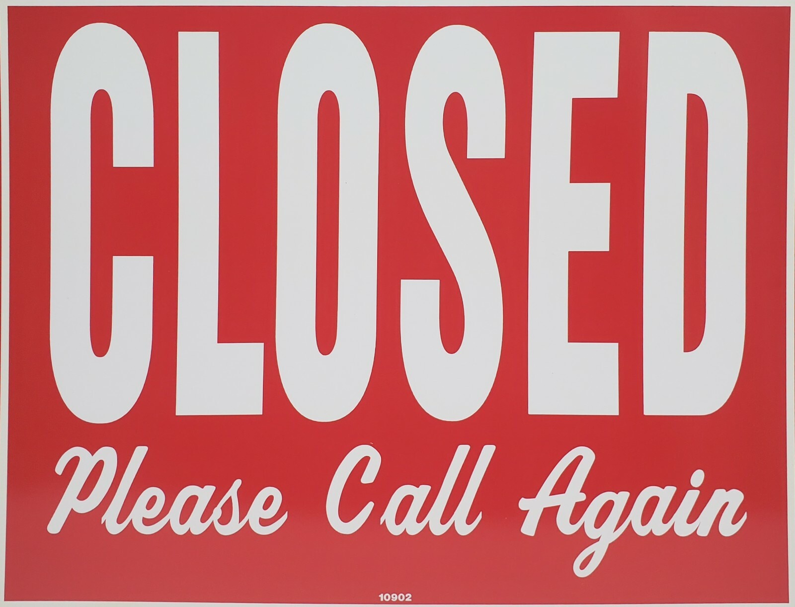 Extra Large Yes We’re Open & Closed Window Sign, 15″ H x 19″ W
