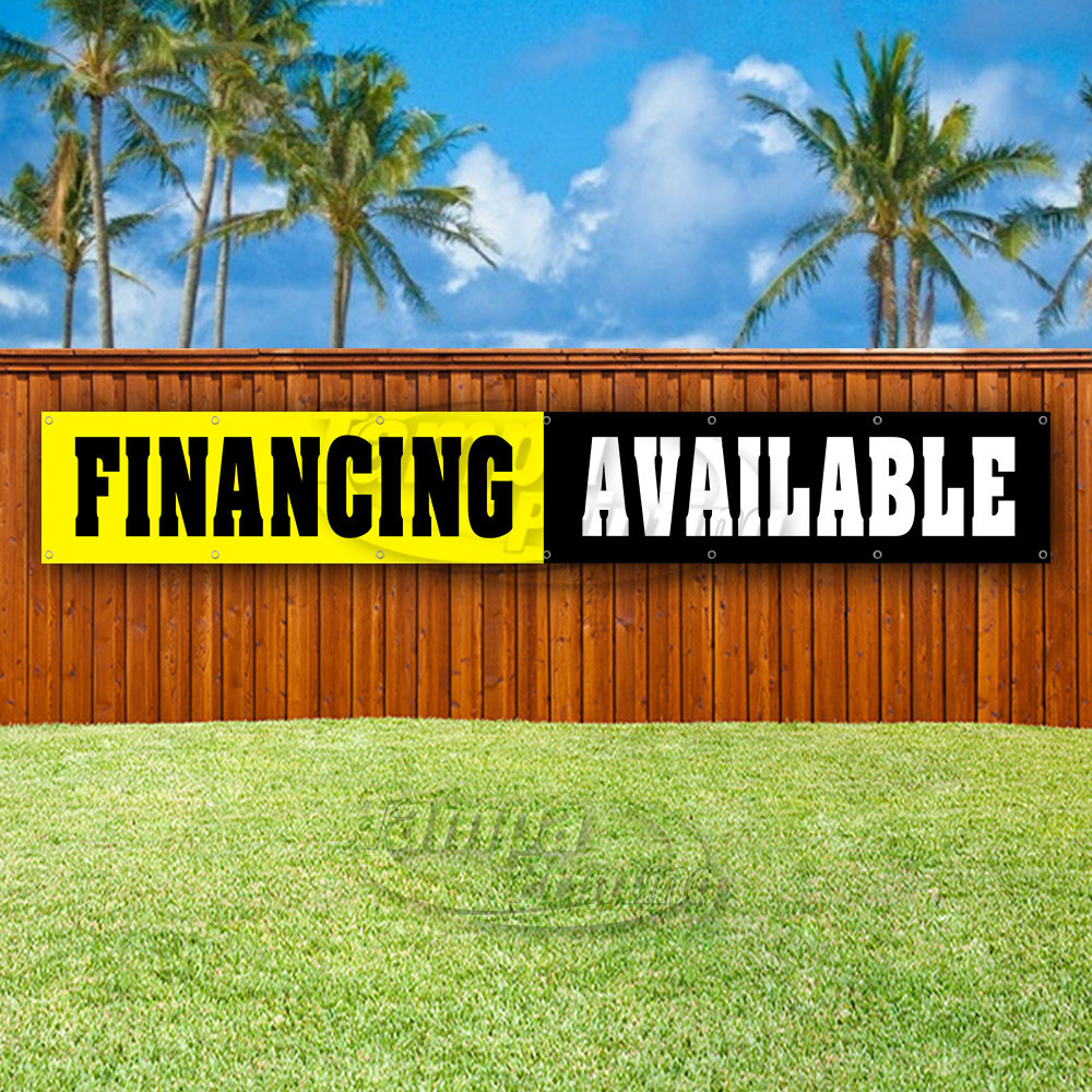 FINANCING AVAILABLE Advertising Vinyl Banner Flag Sign LARGE HUGE XXL SIZES