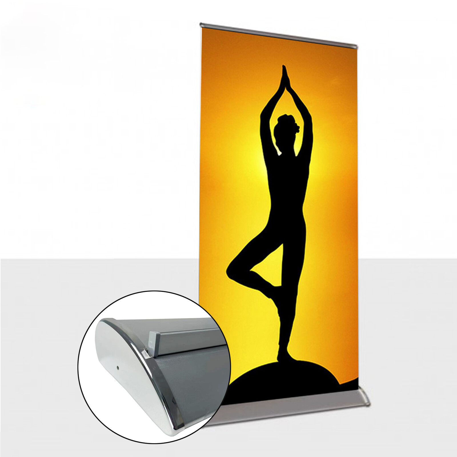 Premium Retractable Banner Stand (Stand ONLY)
