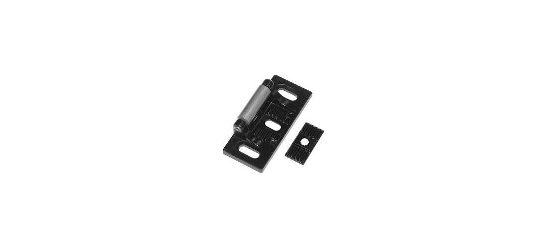 Von Duprin 299 US19 299 Rim Roller Strike, Flat Black Coated