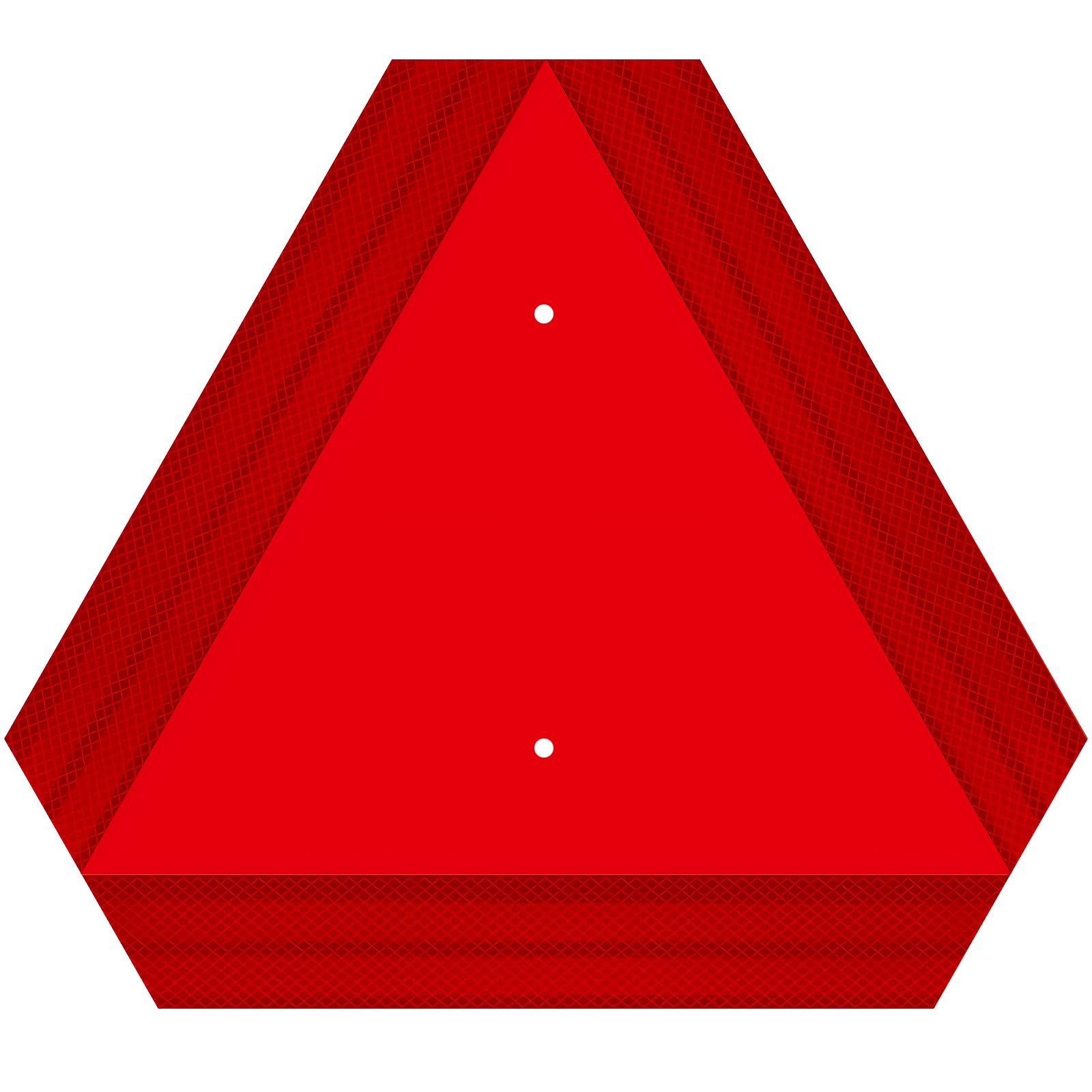 14×16 Inch Rust Free Aluminum Alow Moving Vehicle Triangle Sign for Tractor Golf