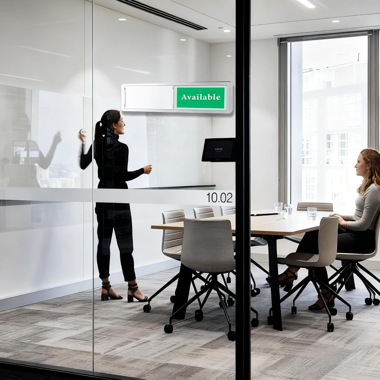 In Use or Available Door Sign for Home Office Restroom Conference Hospital | Sli