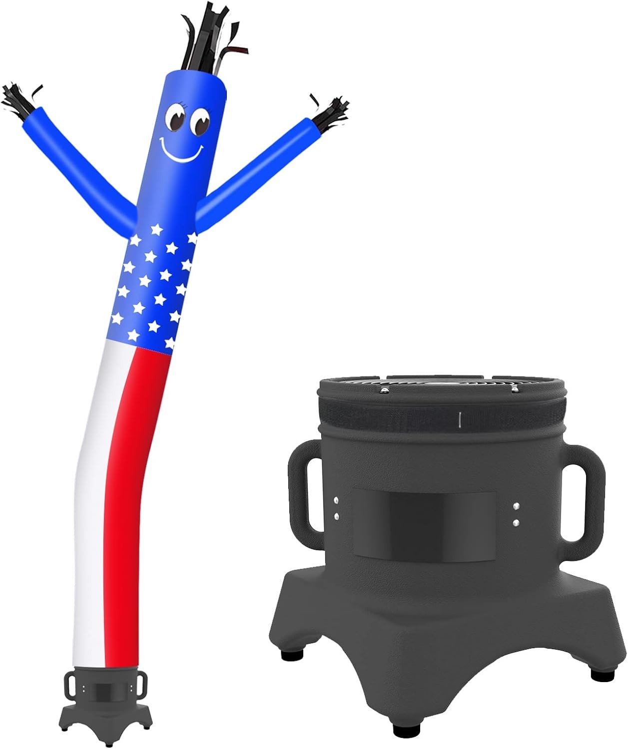 10ft US Flag Inflatable Tube Dancer Waving Man Puppet