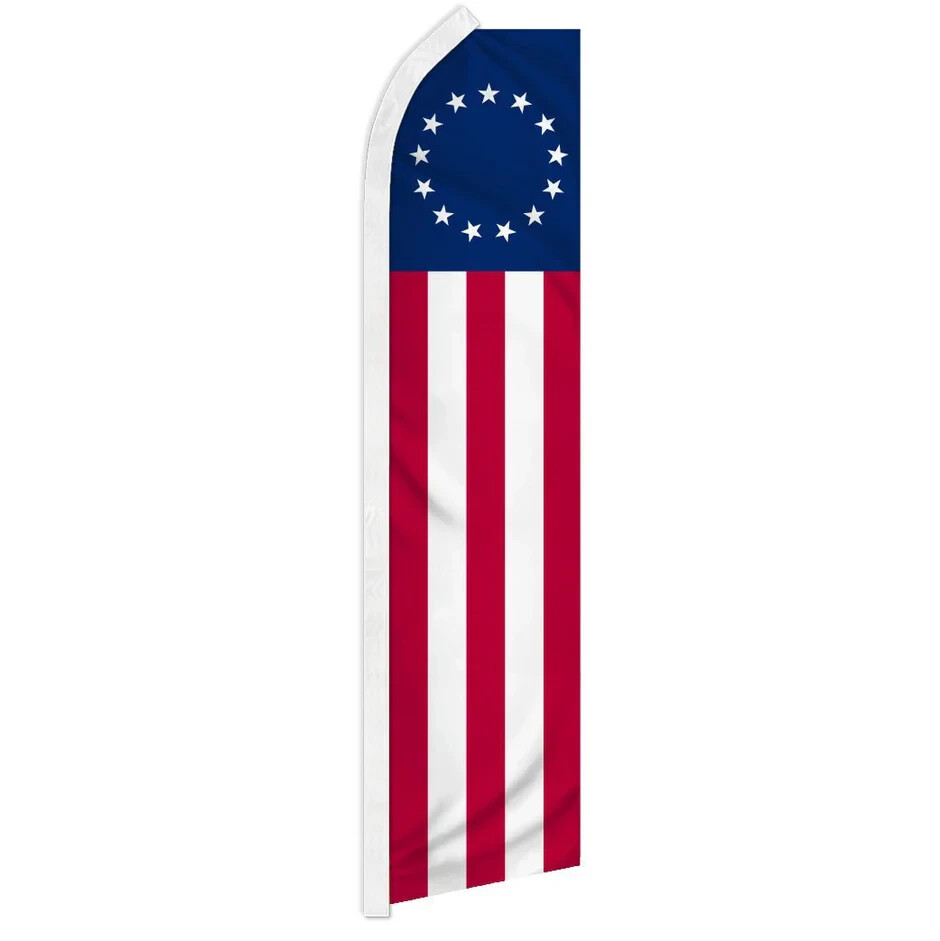 Betsy Ross Swooper Advertising US Historical Banner Flag of Betsy Ross
