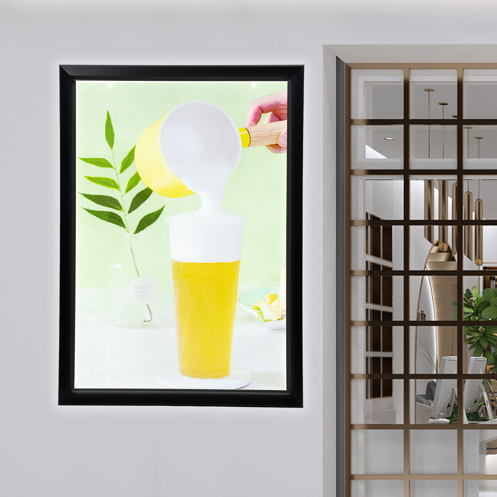24″x33″ LED Light Box Backlit Movie Poster Art Picture Frame Advertising Display