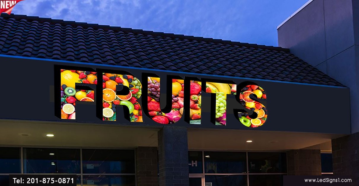Custom made 3D Led Channel Letter Signs Storefront signage 20 Inches