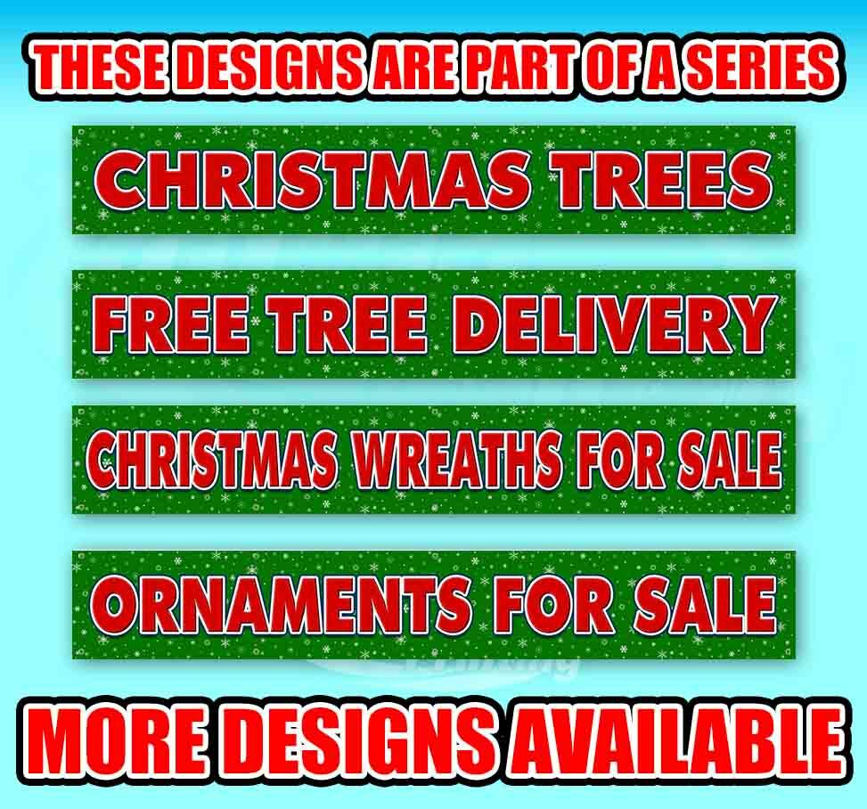 CHRISTMAS TREE FARM Advertising Vinyl Banner Flag Sign XXL HOLIDAYS