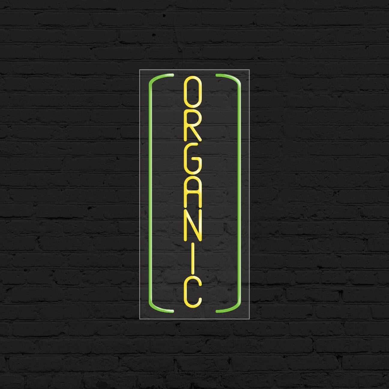 Organic Sign for Business Displays | LED Flex Neon | 13″W x 32″H x 1″D