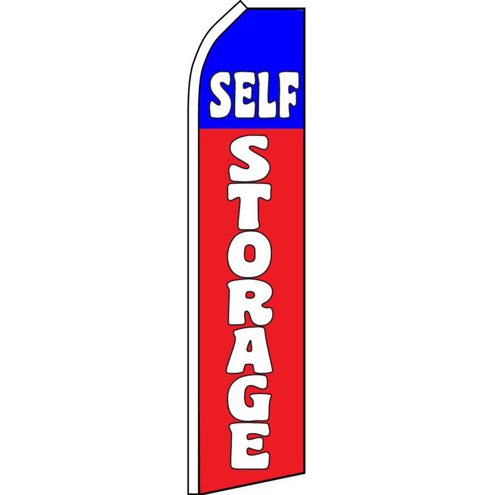 Self Storage 2 1/2 ft X 11 1/2 ft Swooper Flag