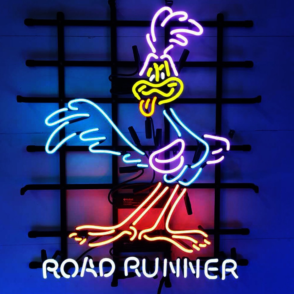 US STOCK Road Runner Beep! Neon Sign 24×20 Lamp Bar Pub Man Cave Wall Decor Gift