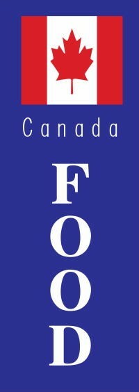 Commercial Advertising Banners Flag 600×1,800mm 02034 Food Canada