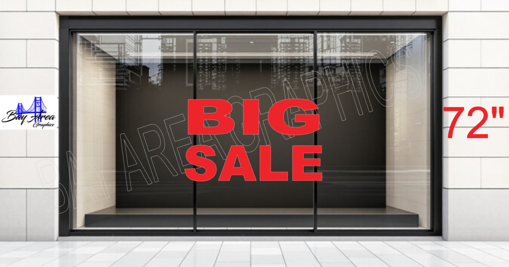 Retail BIG SALE Vinyl Decal Waterproof Sign ORACAL 651 Red White Yellow Outdoor
