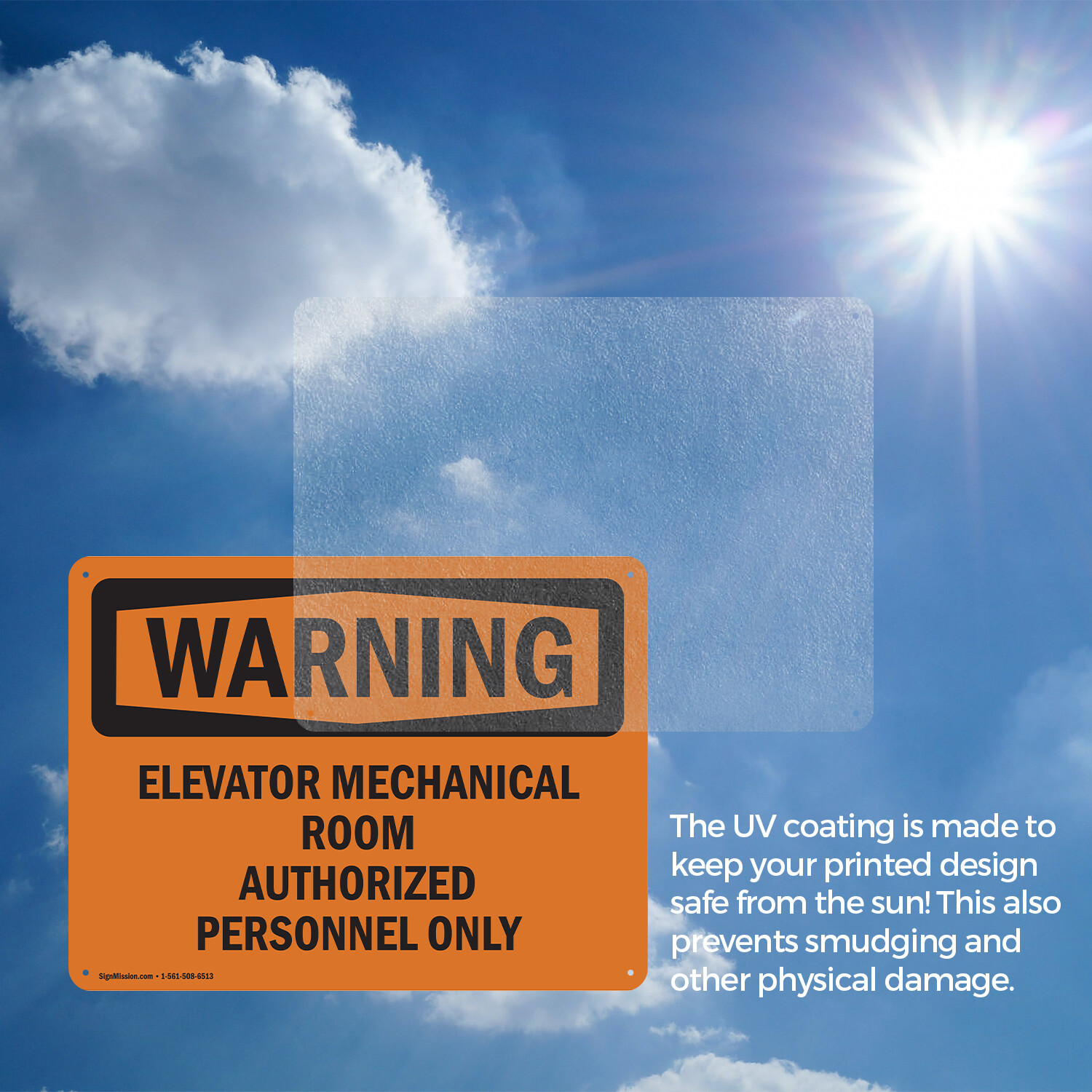 (2 Pack) Elevator Mechanical Room Authorized Personnel Only OSHA Warning Sign