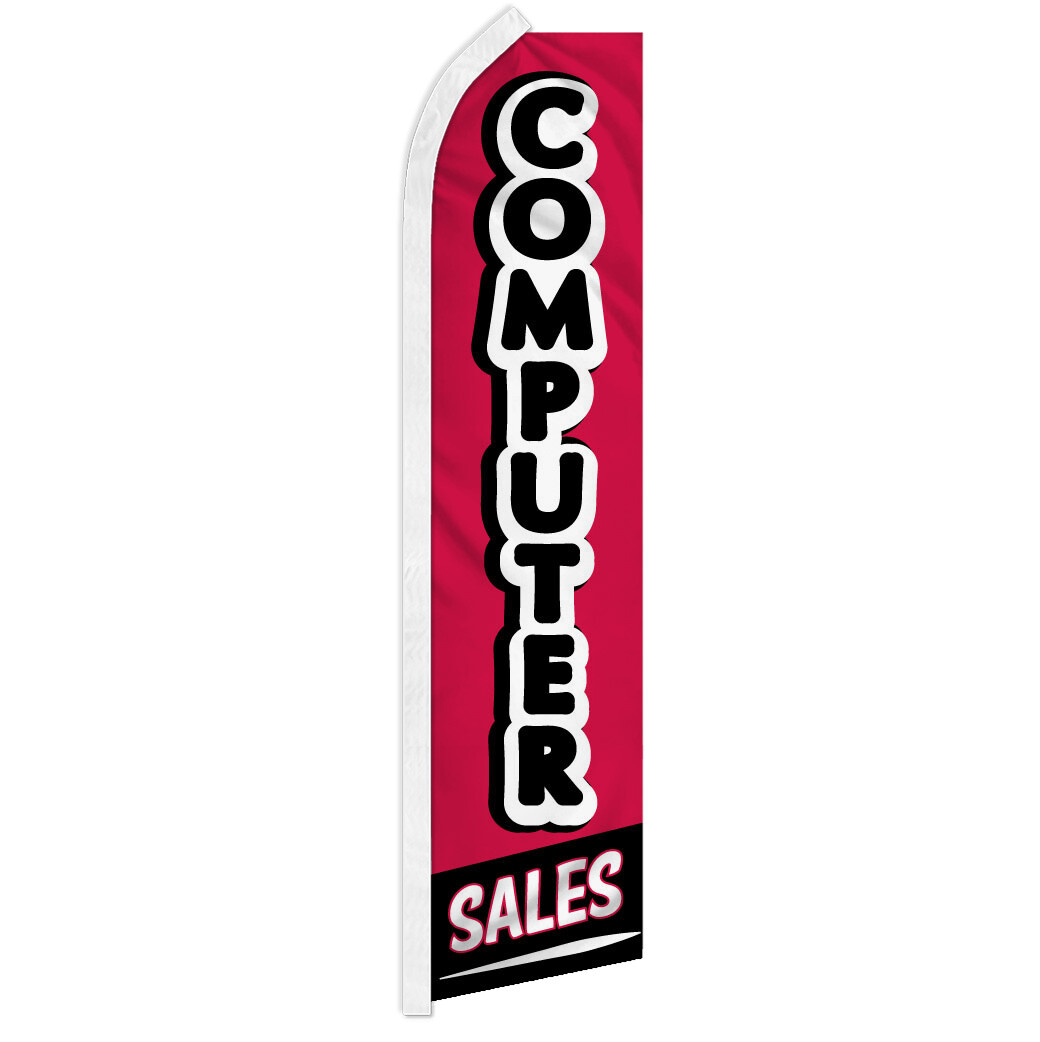 Electronics Advertising Swooper Flutter Feather Flag Cell Phone Computers