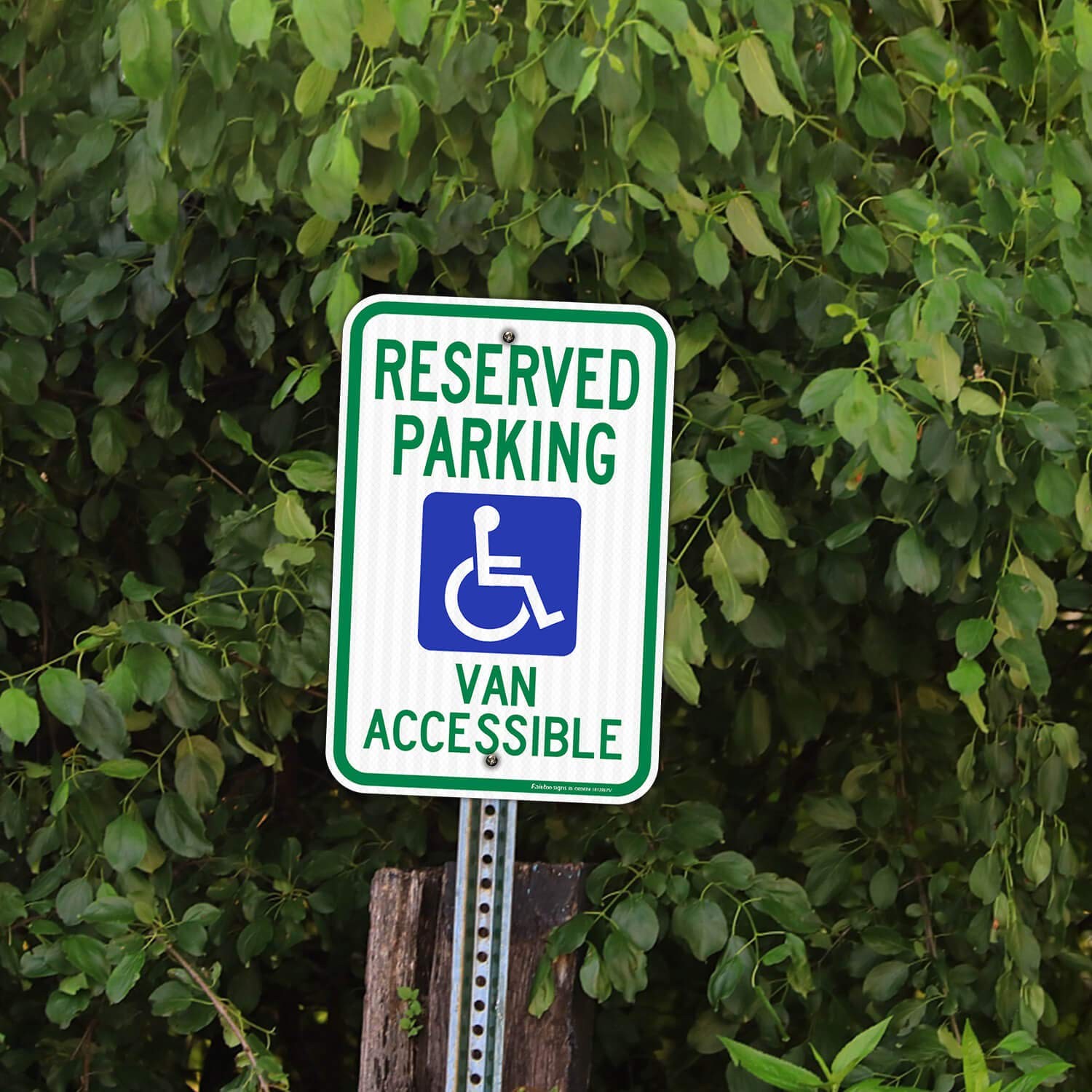 Reserved Parking Sign 2 PCS 18×12 Inch Aluminum Weather Resistant Reflective